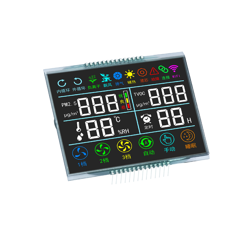 Wide-view LCD Segment Display: Segment LCD / High Contrast / Vibration Resistant / VA LCD / STN LCD / HTN / Small LCD Display / Silk Screen LCD / Color Filter LCD / Touch-Sensitive LCD