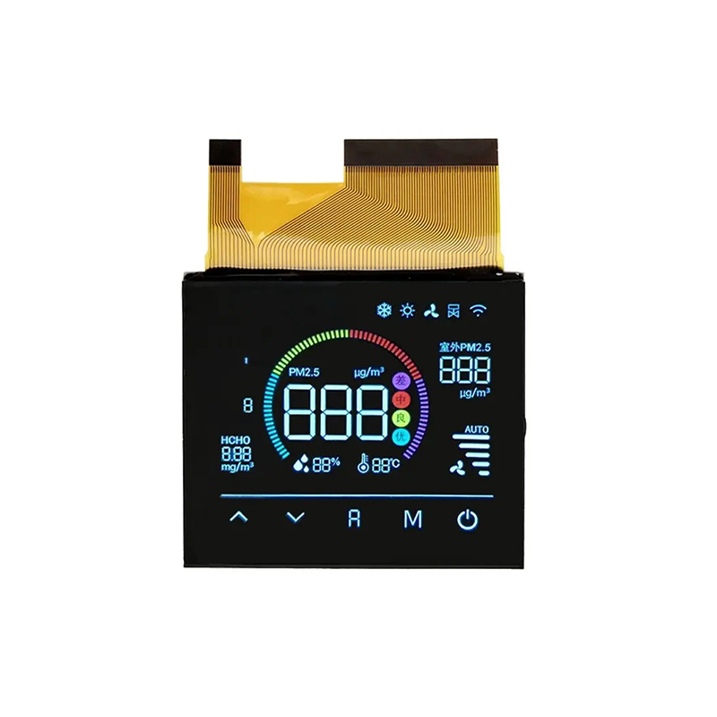 VA LCD Segment Displays – Cost-Effective, High Contrast, Wide Viewing Angle, Silk Printing/Printed Color Layer Solutions