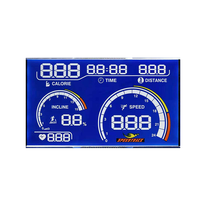 Application of LCD segment display on sports equipment: HTN LCD/STN LCD/VA LCD/LCD segment display /Custom LCD/LCD display screen.