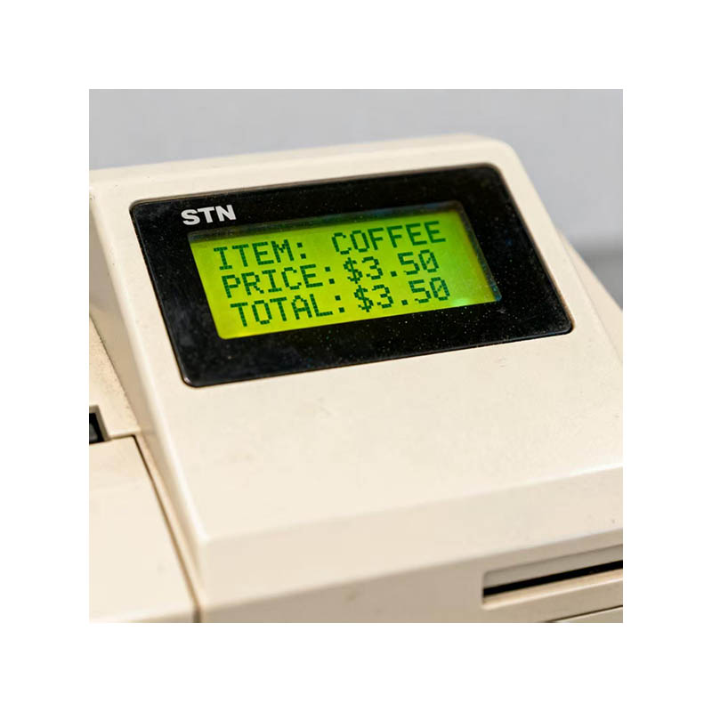 LCM applied to Cash register：Dot matrix LCD/COG LCD module/ FSTN LCD/STN LCD/Low power LCD/ SPI interface LCD/LED backlight LCD