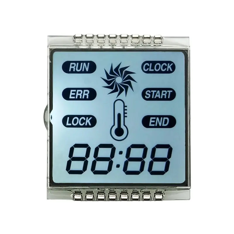 High reliability segment LCD: segment display LCD/wide temperature/vibration resistant/anti uv/VA LCD/stn LCD/HTN/TN LCD high durability.
