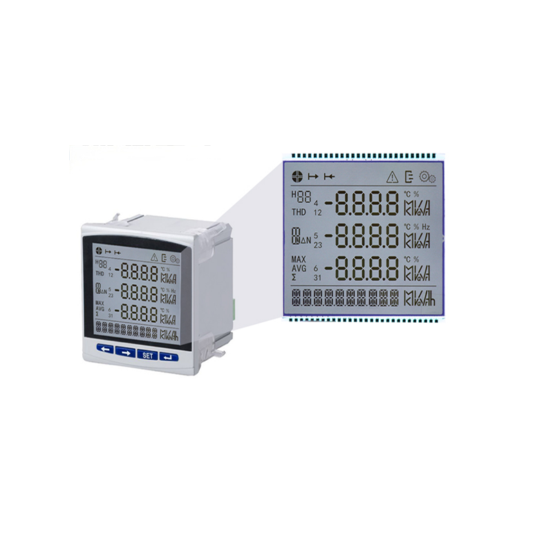 HTN LCD applied to the Energy meter： custom LCD display/Segment display/LCD Manufacturer