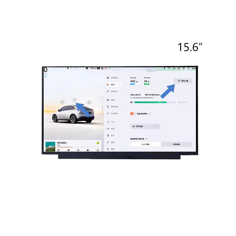 15.6 inch TFT display/Resolution 1920*1080/High-brightness display/Central Information Display / interface LVDS/IPS TFT